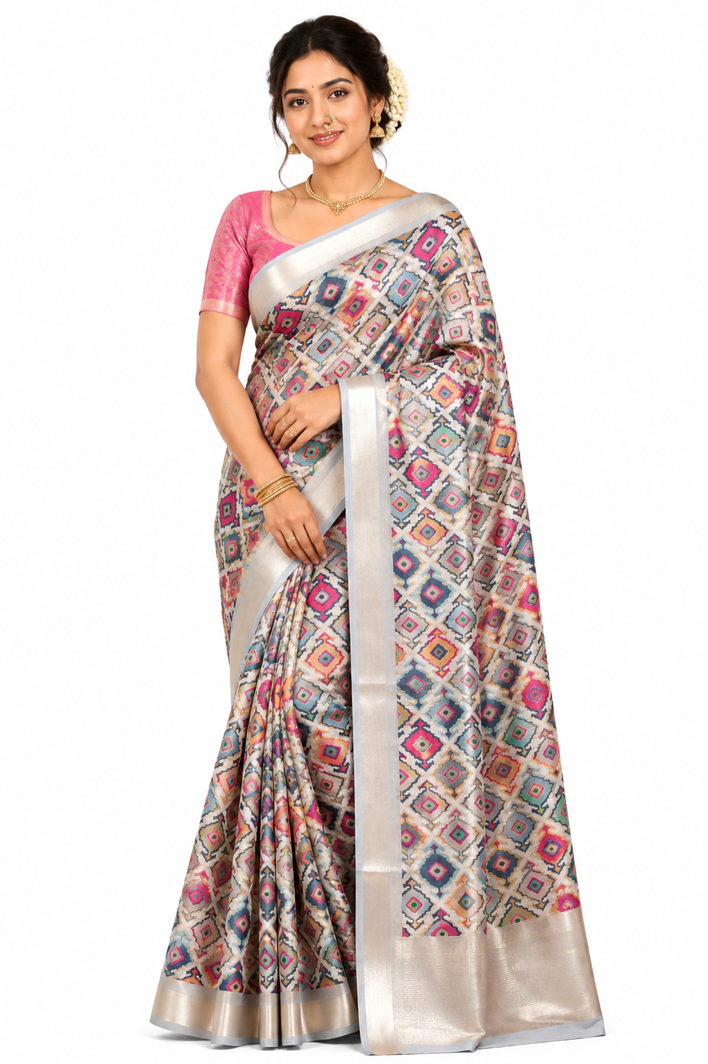Paper Silk Satyapole Sarees