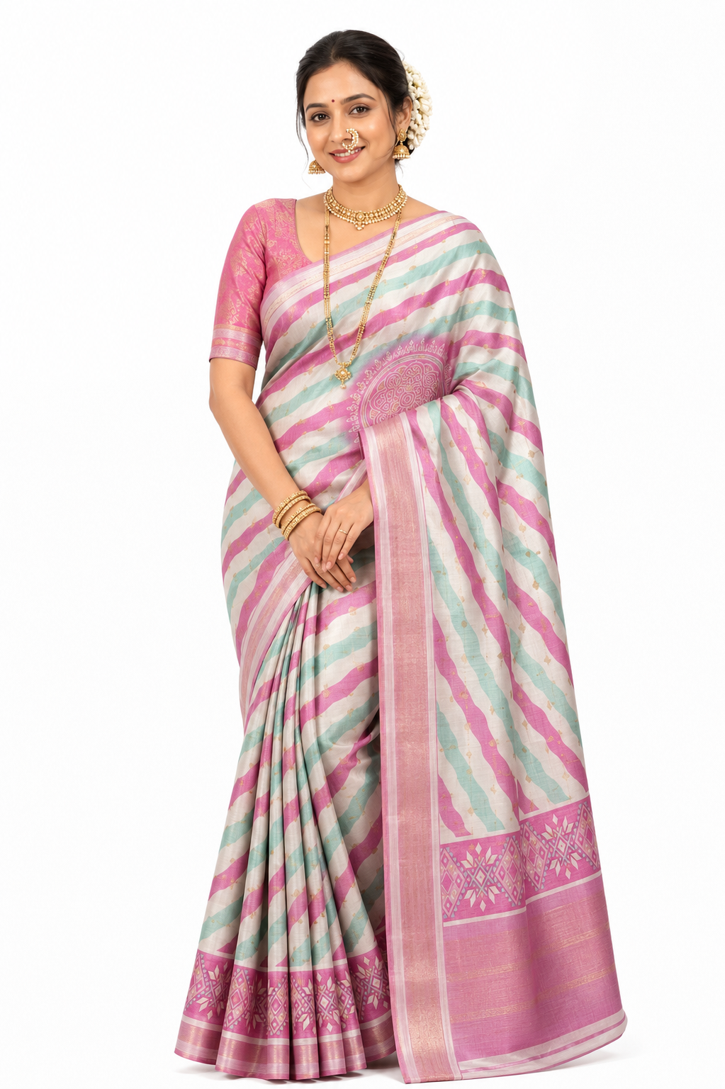 Paper Silk Satyapole Sarees